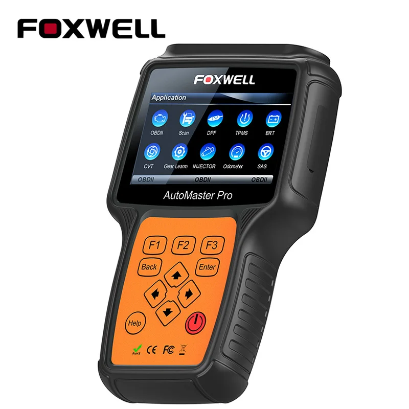 Foxwell NT644 Pro полный Системы инструмент диагностики OBD OBD2 ABS Airbag SRS передачи EPB масла