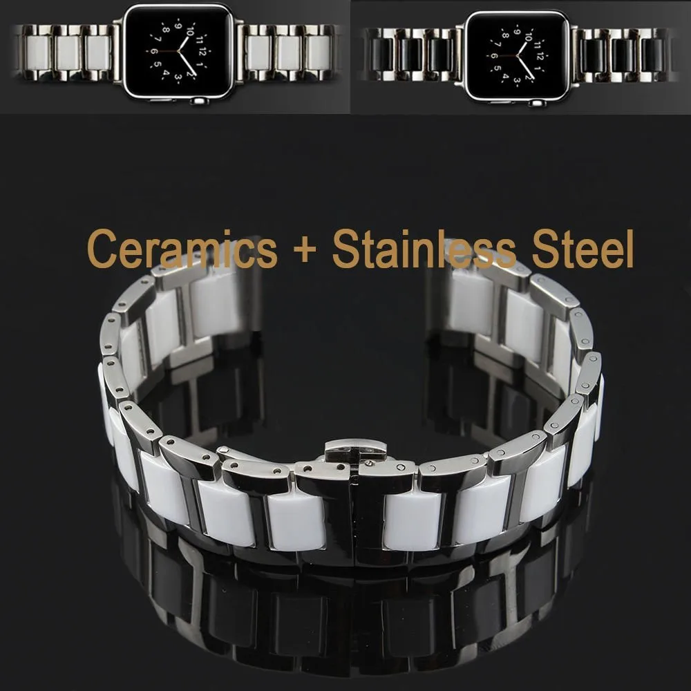 Ремешок для apple watch band apple watch 4 correa iwatch Band 42 мм 38 мм 44 мм 40 браслет из нержавеющей стали ремешок для часов