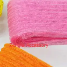 2," 7 см измельченный конский волос Крин косы с волной одежды кринолин сетчатая ткань 100 Ярд/лот