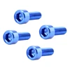 4 Pieces Water Bottle Cage Bolts Holder Screws Hex Socket Screws Aluminum Alloy Bicycle Accessories 7 Colors 5