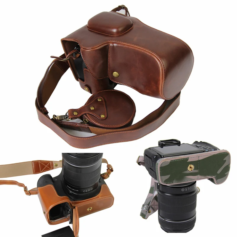 Custodia Per Fotocamera In Pelle Pu Per Canon Eos 5 D4 5 D3 5Dsr 5D Mark Iii 5D Iv Custodia Dslr Con Tracolla E Custodia Per Accessori