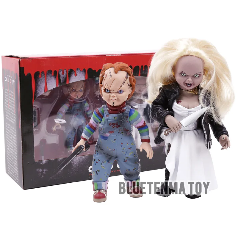 

Movie Bride of Chucky Chucky & Tiffany PVC Action Figure Collectible Model Toys Dolls 2pcs/set