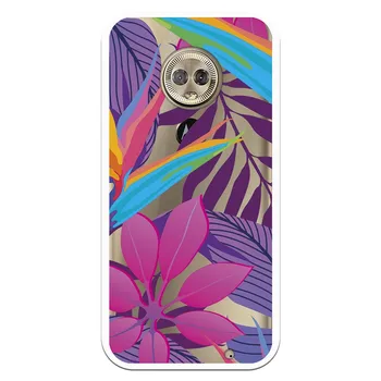 

Stand case costume drawing Leaves WP017 for Motorola Moto G6 Plus
