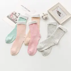 Японский Харадзюку, осенние и зимние Дышащие носки для взрослых, милые зимние хлопковые носки для девочек kawaii