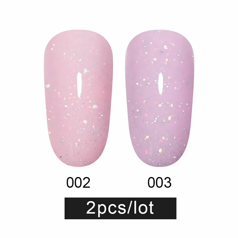 LILYCUTE 2 шт./лот Блеск УФ-гель для ногтей набор блестящих блесток Led Лак для ногтей набор Полупостоянный чистый цветной гель для ногтей - Цвет: Set 23