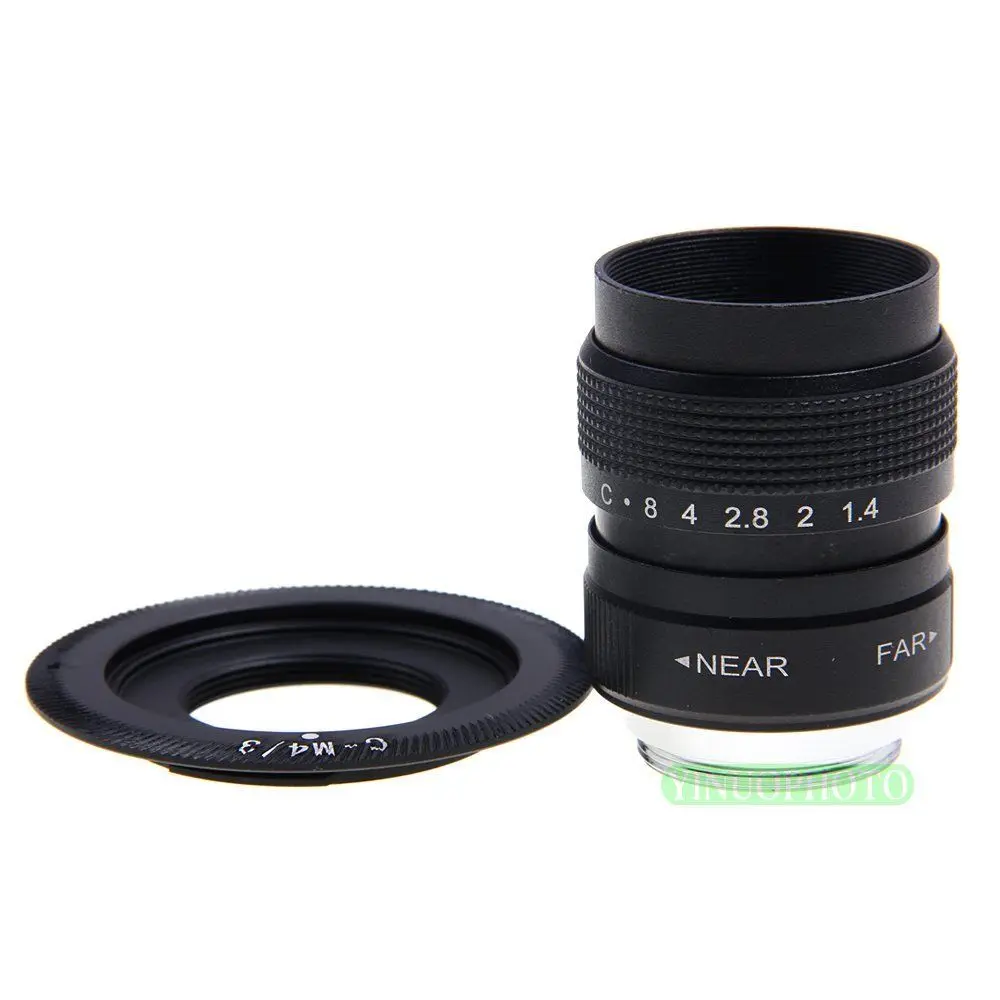 Fujian 25 мм F1.4 CC TV lens + C Mount для Micro 4/3 m4/3 EP1 EP2 EP3 EP5 EPL1 EPL2 EPL3 EPL5 EPM1 OM D EM5 EM10|c mount|fujian 25mm f1.4tv |
