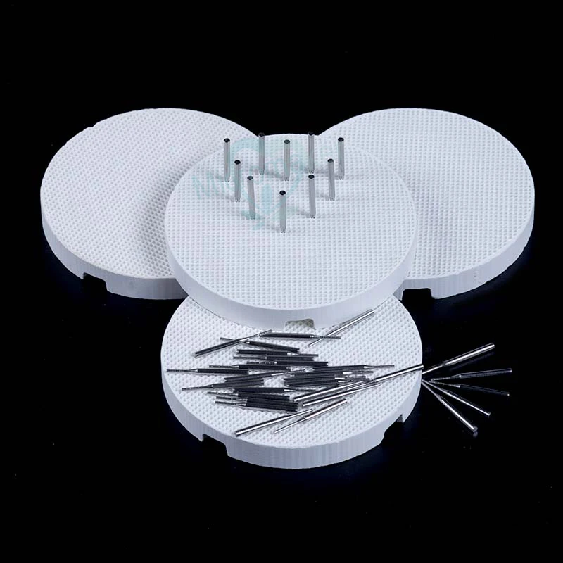 Beste Dental Lab Honingraat Firing lade 4 stuks met 40 Pins 4 stuks Dental Tool Honingraat Firing lade