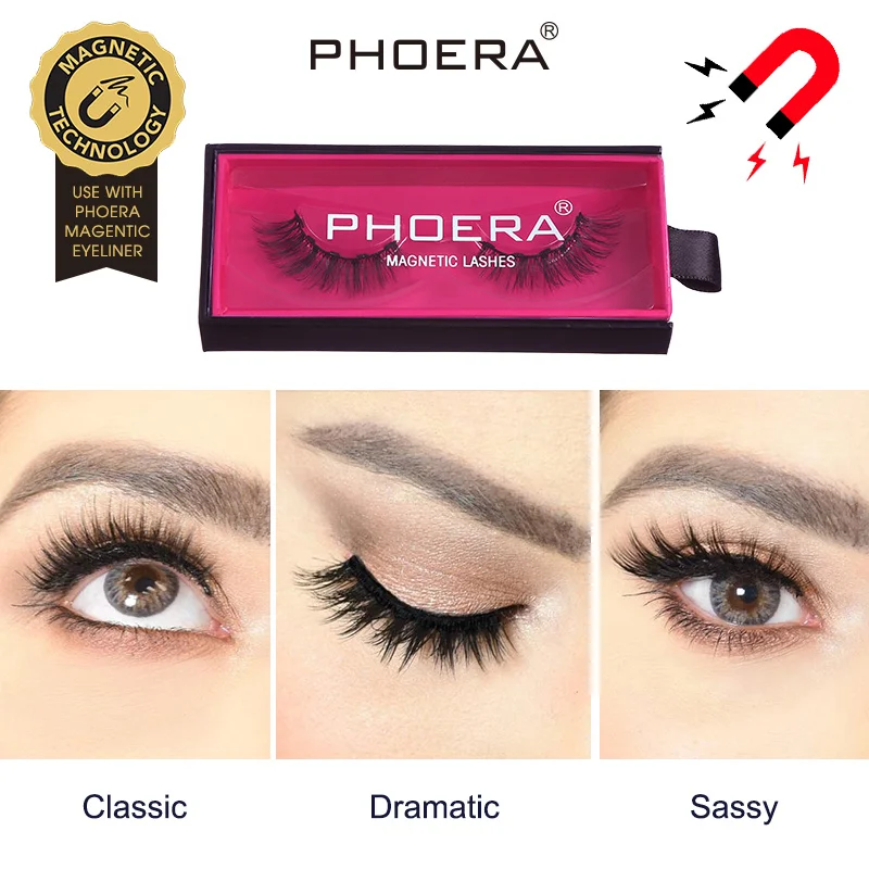 

Magnetic Fiber Eyelashes Reusable Magnet False Eyelashes Natural Ultra-thin 3D Extension Thick Cross Fake Eyelashes Makeup TSLM1