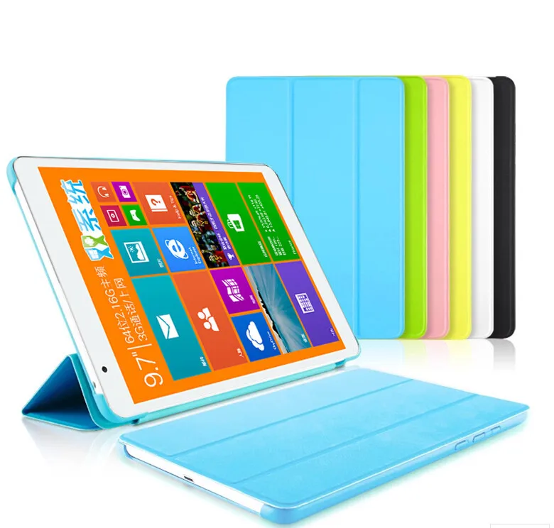 

Ultra Slim Folding Pu Leather Case Cover Stand For Teclast X98 Air 3g / air II / X98 Pro / P98 4G Octa core 9.7" Tablet PC