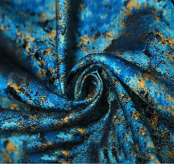 

90cmx100cm France imported oil painting style jacquard tapestry satin jacquard fabric fashion DIY sewing handmade patchwork