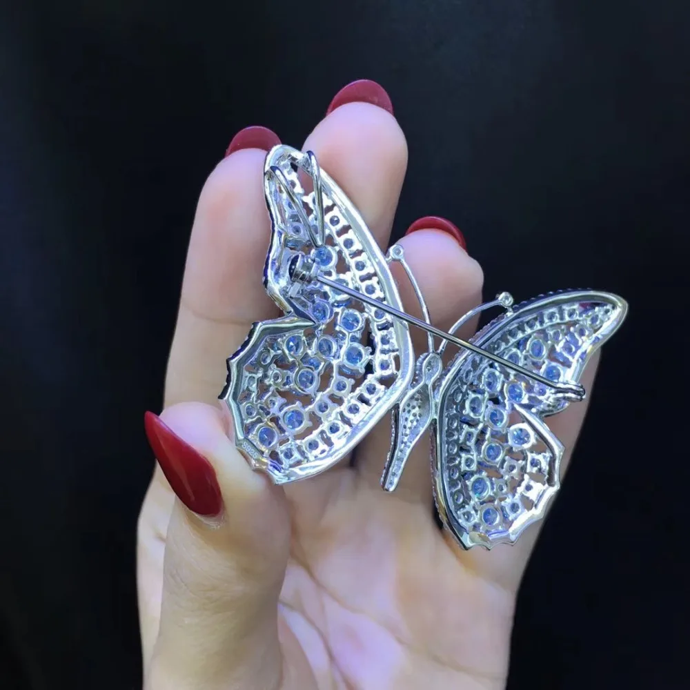 Женская Брошь в виде насекомого из серебра 925 пробы|jewelry pins brooches|fine jewelryjewelry brooch |