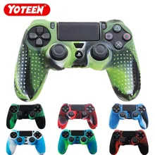 Чехол YOTEEN разных цветов для Dualshock 4, силиконовый резиновый гелевый Чехол в горошек для sony PS4 Slim/Pro, чехол для контроллера, цветной