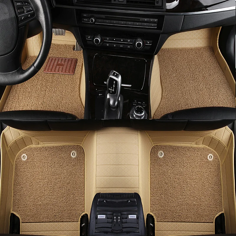 

New luxury Custom Car Floor Mats for Audi all model A1 A3 A8 A7 S8 R8 TT SQ5 A6 Q3 Q5 Q7 A4 A5 S5 S6 S7 S3 SR4-7 auto accessorie