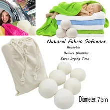 Овечка 4/6-Pack Премиум шарики-сушилки многоразовые натуральный умягчитель ткани 7 см новая система прямых поставок органические шарики-сушилки