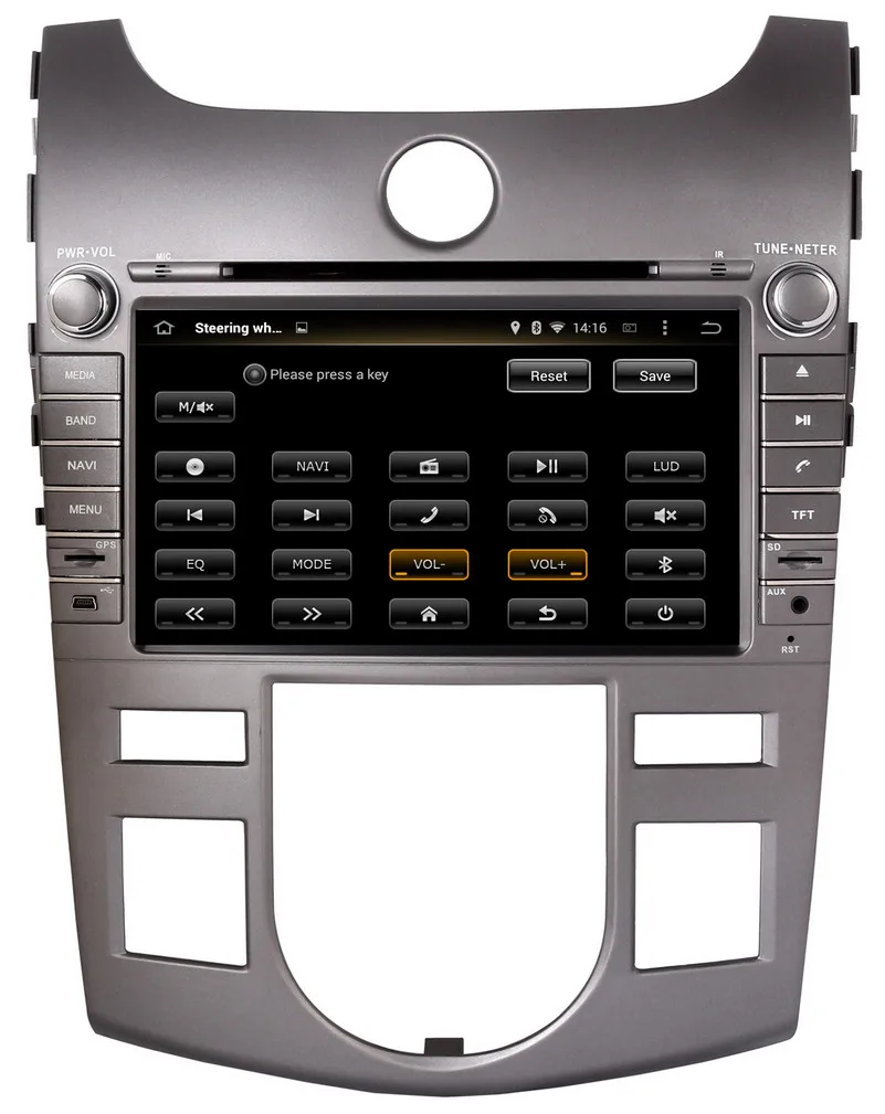 Android 8,0 dvd-плеер автомобиля для Kia Cerato Forte 2008-2012 с gps навигации радио BT USB WI-FI стерео зеркало Ссылка 8 Core 4G+ 32 г