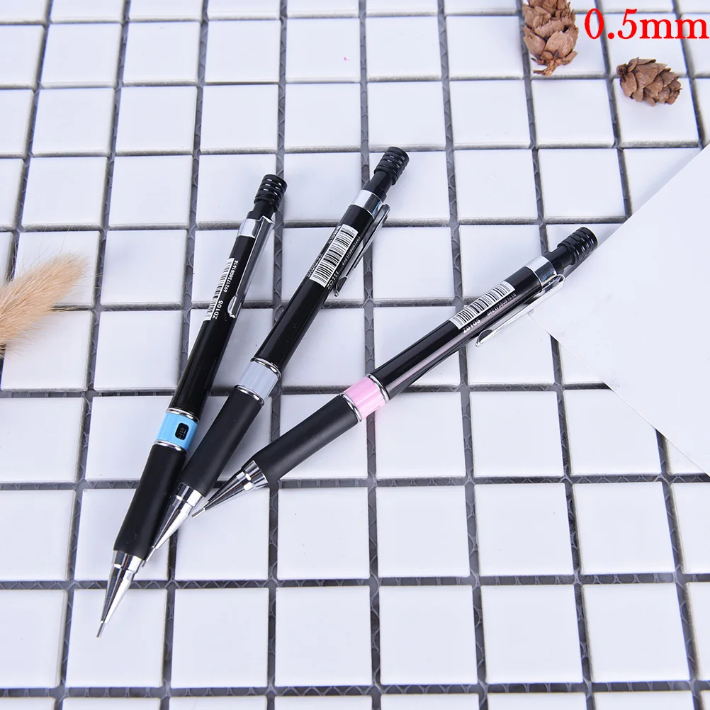 1pc Mechanical Pencil Dia 0.7/0.5mm Hardness HB Office Supplies Drawing Pen Painting Pencil Student Pencil 14cm Automatic Pencil