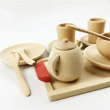 1 Набор ролевые игры чайные деревянные развивающие занятия хватая Монтессори малыш обучающая игра лучшие детские игрушки, поделки