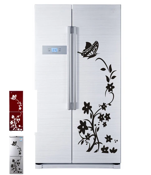 Free shipping high quality creative refrigerator sticker butterfly pattern wall stickers home decor