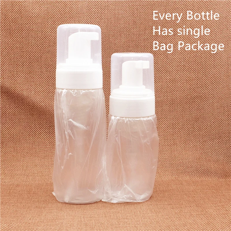 150ml Plastic Cosmetic Foam Pump Bottle Soap Dispenser Facial Cleanser