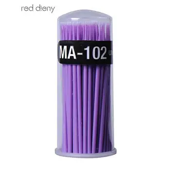

100 PCS Grafting Eyelash Gel Remover Paste Special Cotton Bud Swab Cleaning Stick Cleaning Stick Cotton Swab Face Care Tools