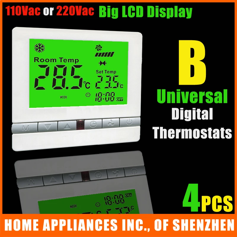 Air Conditioner Digital Thermostat Control Digital Wireless Room