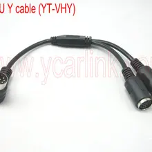 Для Volvo hu-ххх 8pin Y Кабель-адаптер для rti навигации Модуль и YATOUR(YT-VHY