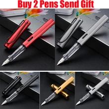 Роскошная металлическая перьевая ручка Al Star для офиса, руководителя, быстрое письмо подарочная ручка в деловом стиле, купить 2 ручки, отправить подарок