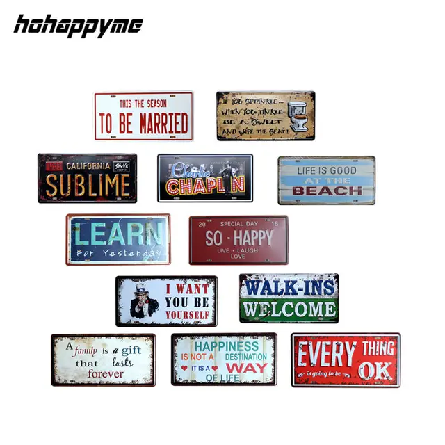 Aliexpress Buy Metal Plaque Car License Plate Decor Plaques New Bedroom Wall Plaques Aliexpress Buy Metal Plaque Car License Plate Decor Plaques New Bedroom Wall Plaques