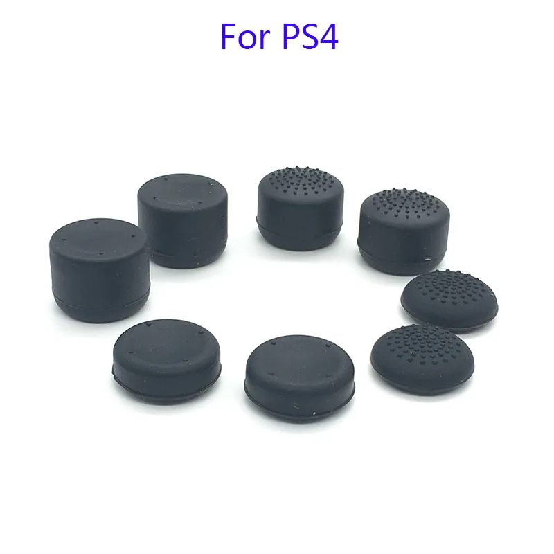 70 компл. 8 в 1 резиновая силиконовая крышка Thumbstick Thumb Stick чехол кожа рукоятки для джойстика для playstation 4 PS4 беспроводной Contr