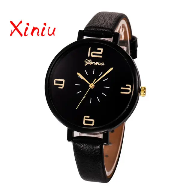 Watch Female 2018 Zegarek Damski Watch Women Geneva Pu Leather Analog Quartz Lux Watch Female 2018 Zegarek Damski Watch Women Geneva Pu Leather Analog Quartz Lux