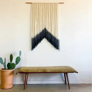 

Bohemia Tassel Woven Tapestry Macrame Wall Hanging Decoration Tapestry Home Decor Woven Crochet Home DecorTapestry Wall Hanging