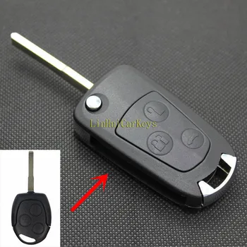 

PINECONE for FORD FOCUS FIESTA CMAX GALAXY MONDEO MK4 KA 03-13 Remote Key 3 Buttons Uncut HU101 Blade Modified Key Shell 1Pc