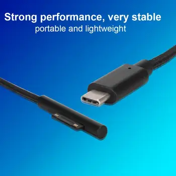 

Type-C Interface Charging Cable For Microsoft Tablet PC pro 3456 Book Fast Charging