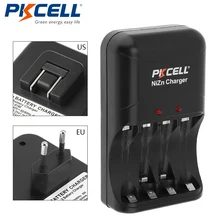1 упаковка* PKCELL Ni-Zn AA/AAA зарядное устройство для аккумуляторов ЕС/США только зарядное устройство для Ni-Zn AA/AAA аккумуляторов