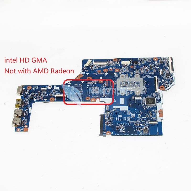 NOKOTION DAX63CMB6C0 PC الرئيسية BoardFor HP Probook 450 G3 اللوحة المحمول 15.6 بوصة SR2EZ i7-6500U DDR3L اختبار كامل