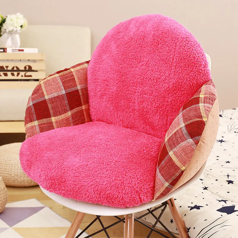 Большой размер, японский стиль, Подушка для стула, подарки на день рождения, новая плотная подушка для дивана, декор для офиса/школы, коврик для стула - Цвет: 4 B Rose Red