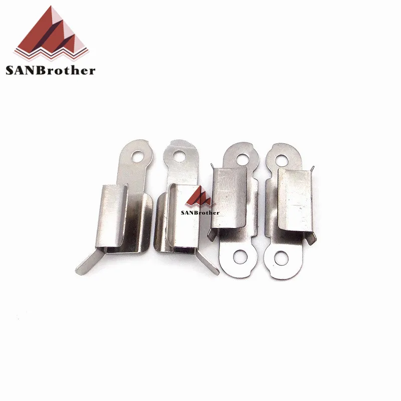 4 قطعة/الوحدة الفولاذ المقاوم للصدأ الزجاج ساخنة السرير كليب 3D الطابعات أجزاء ل UM3 UM2 بناء منصة الزجاج التوكيل المشبك اكسسوارات