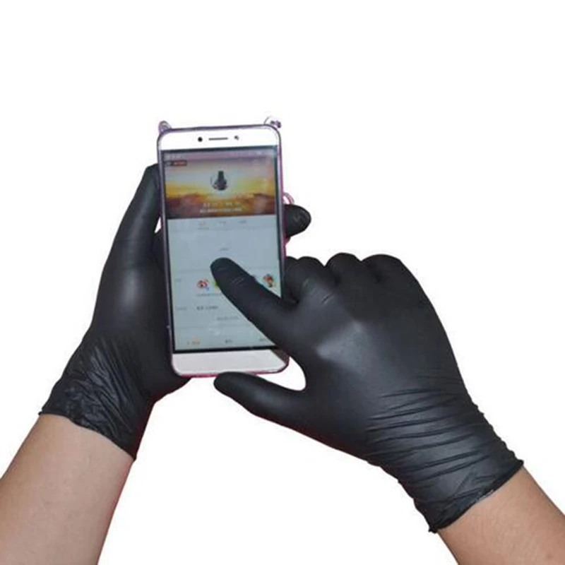 50/100 Pcs Disposable Gloves Latex Dishwashing/Garden/Kitchen/Foot Rubber Or Cleaner Gloves Universal Work 3 Colors