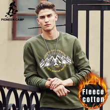Pioneer camp 2017 neue männer frühling herbst hoodies männer fleece pullover rundhalsausschnitt männliche beiläufigen sweatshirt marke clothing 677084