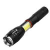 LED 8000 Lumens T6 Handheld Tactical Flashlight  COB Lantern Magnetic 6 Modes Water Resistant for Telescopic focusing work light 1