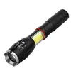LED 8000 Lumens T6 Handheld Tactical Flashlight  COB Lantern Magnetic 6 Modes Water Resistant for Telescopic focusing work light ► Photo 1/6