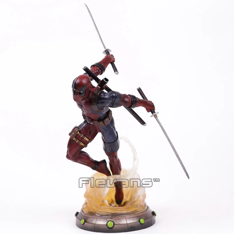 Бриллиантовые выбранные игрушки Marvel галерея Дэдпул статуя ПВХ фигурка