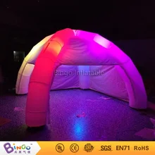 Bingo 4 ноги светильник надувной купол Igloo палатка/надувная палатка для девочек Открытый Кемпинг с led светильник N игрушка воздуходувка палатка