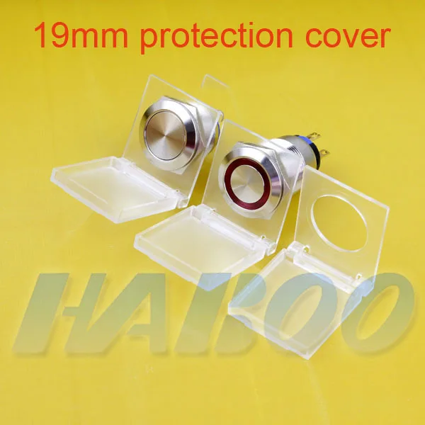 

20PCS/lot cover diameter19mm metal switch protection cover for flat head Positioning to keep cover ultrathin panel dust-proof