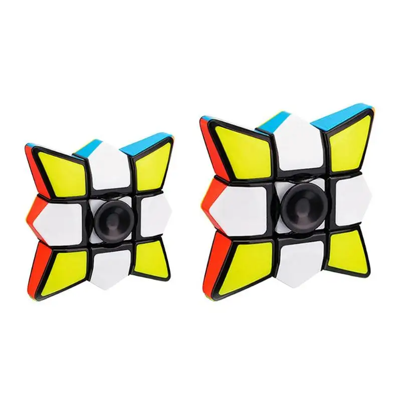 

Smooth Solid Color Finger Magic Cubes Fingertip Gyro Decompression Toys