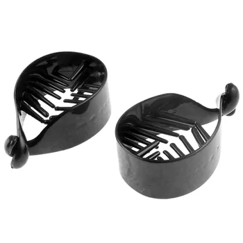 

Plastic Lady DIY Craft Hair Banana Clip Clamp Claw Grip 2pcs Black