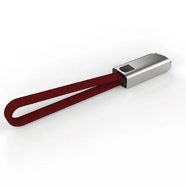 NOHON 2.4A USB кабель для быстрой зарядки для iPhone X XS MAX XR 8 7 6 6S 5S Plus портативный брелок короткий, для зарядного устройства кабель для синхронизации данных 0,25 м - Цвет: Красный