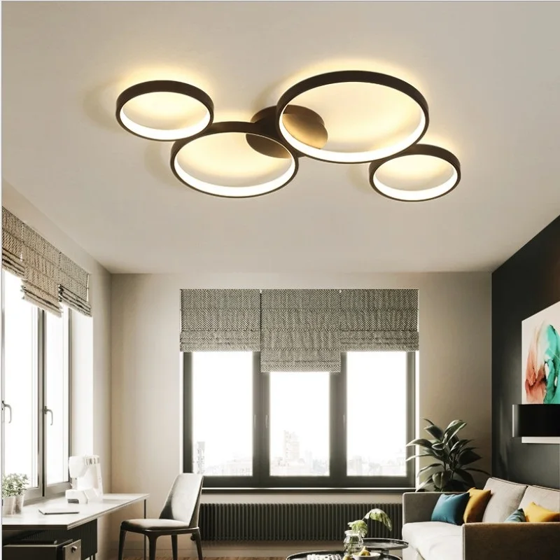 Современные светодиодные потолочные лампы для гостиной, спальни, декоративный светодиодный потолочный светильник