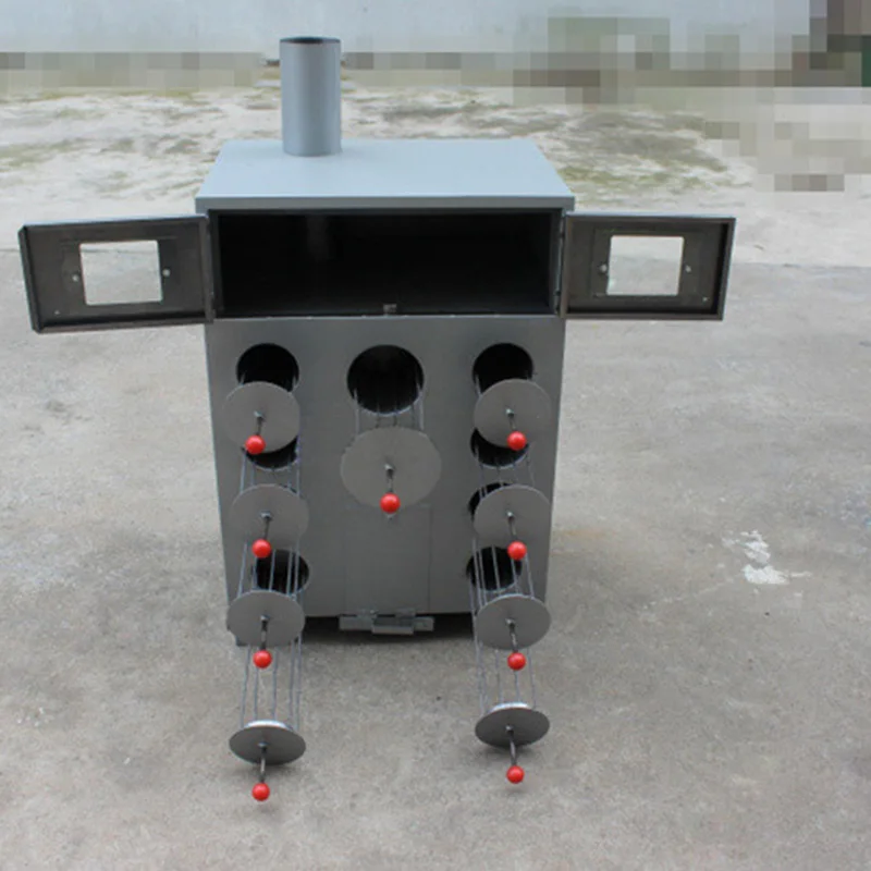 1pc 9 Hole thicken and double layers corn grilled machine charcoal or wood roasted sweet potatoes Oven machine