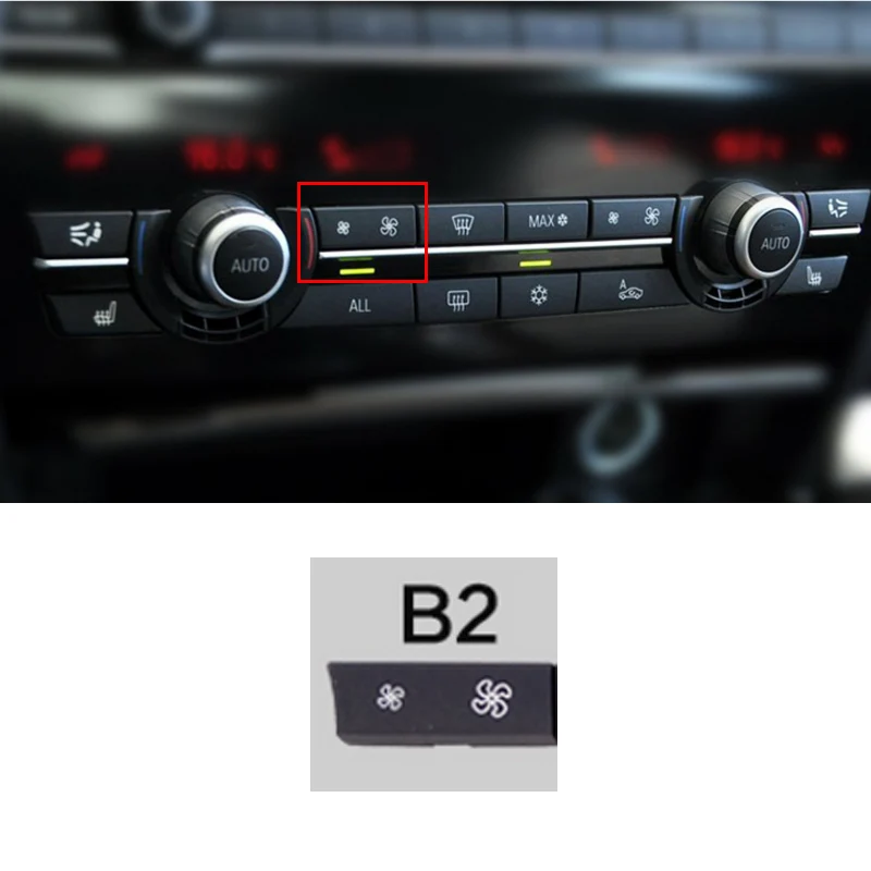 Автомобильный обогреватель, климат-контроль, громкость воздуха, кондиционер, переключатель вентилятора, кнопка, крышка, замена крышки для BMW F10 F11 F02